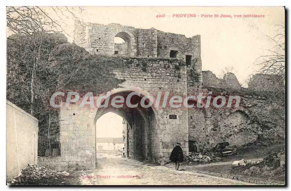 Provins - Porte Saint-Jean, Innenansicht — Verlag Chaudin Thierry, Nr. 4203 - Vorderseite