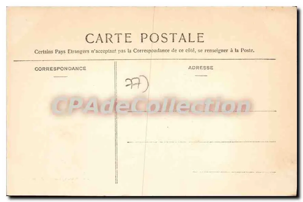 Fontaine-le-Port — O Ponte — editor Tiubault, n° 205 - Verso