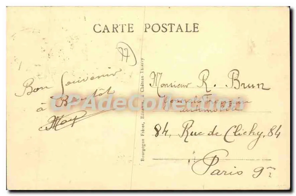 Provins (S. e M.) — Vista geral — Bourgogne Fêtes, Editores, Château L'Isle - Verso