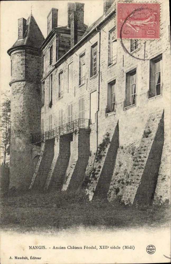 Nangis - Altes feudales Schloss, 13. Jahrhundert (Süden) — A. Mauduit, Verlag - Vorderseite