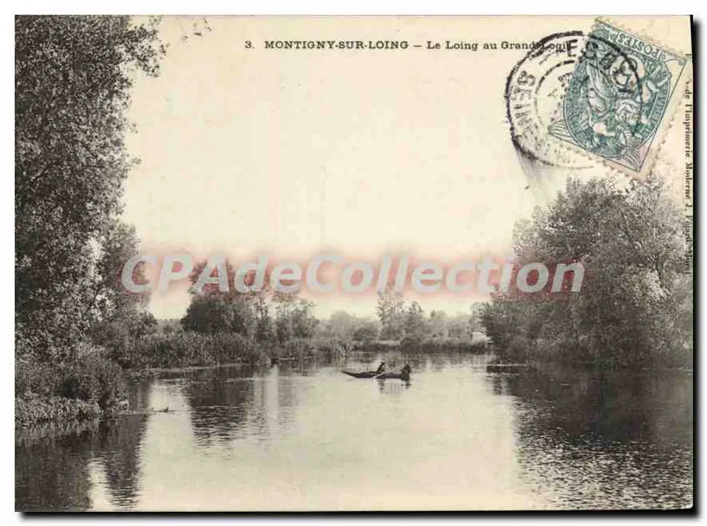 Montigny-sur-Loing — Der Loing am Grand-Loing — Imp. Moderne, n°3 - Vorderseite