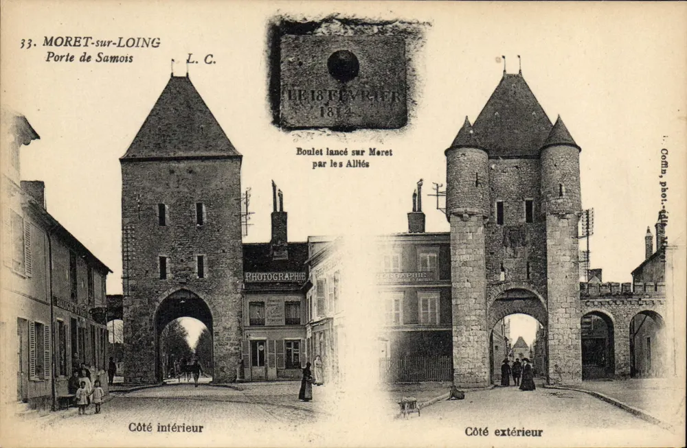 Moret-sur-Loing — Porta de Samois — L. C. n°33 - Frente