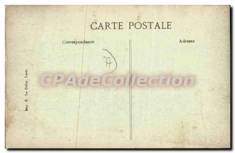 Marlotte — Park des Hotels de la Renaissance — Verlag E. Le Darcy, Nr. 499 - Rückseite