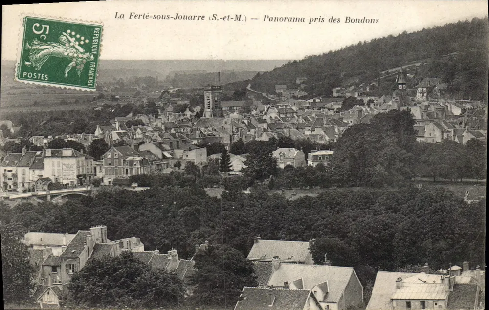 La Ferté-sous-Jouarre (S.-et-M.) — Panorama vom Bondons aus - Vorderseite