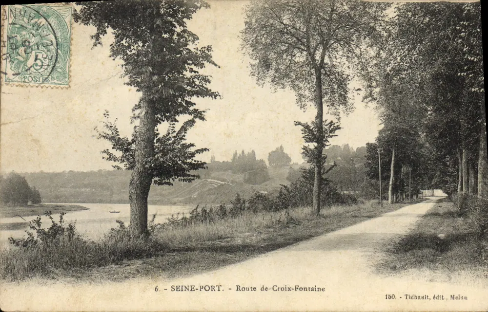 Seine-Port - Route de Croix-Fontaine — Thibault, Verlag Melan, n°180 - Vorderseite