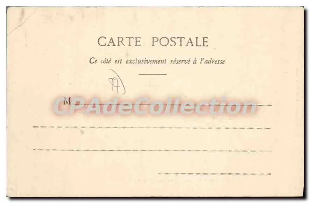 Castelo das Águas Vivas — Facha Interna — Thubault, editores, Melun-Fontainebleau, n°63 M - Verso