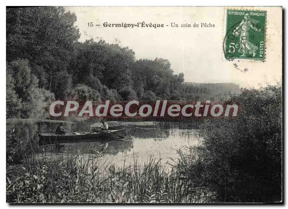 Germigny-l'Évêque — Um canto de Pesca — Editor desconhecido, n°15 - Frente