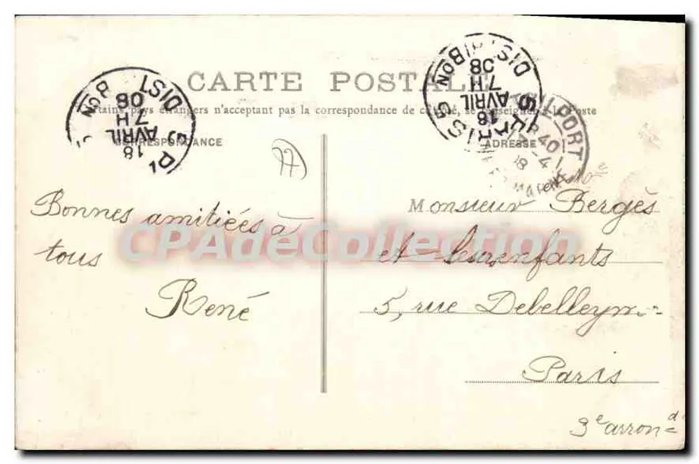 Germigny-l'Évêque — Um canto de Pesca — Editor desconhecido, n°15 - Verso