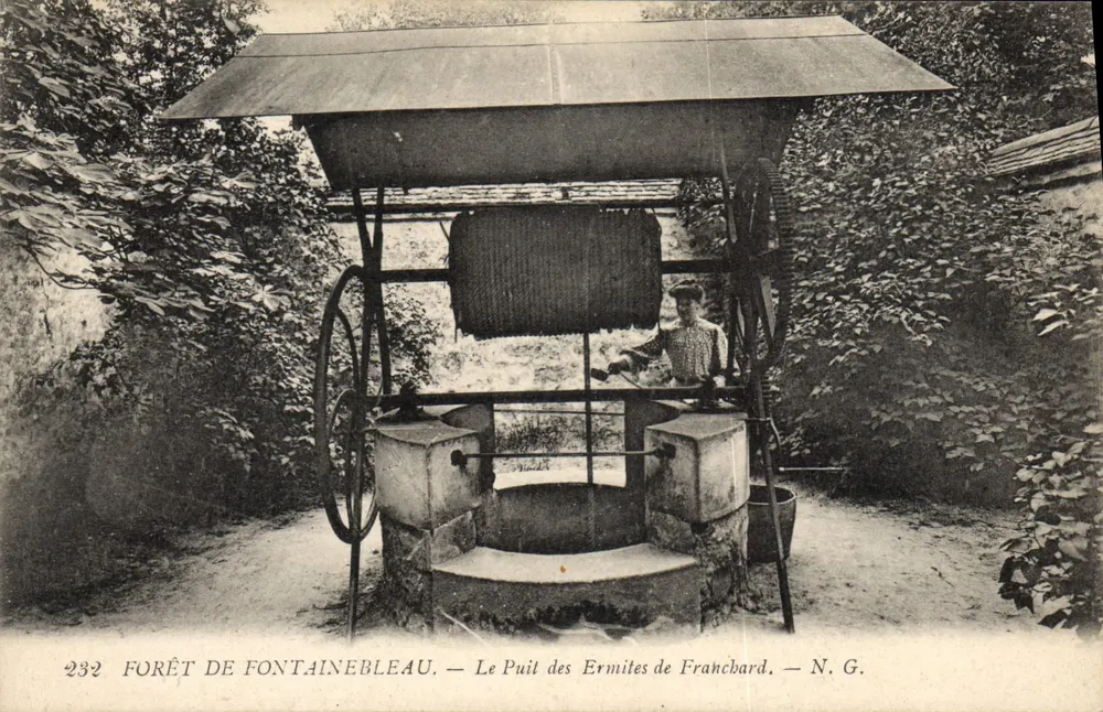 Forêt de Fontainebleau — Le Puit des Ermite de Franchard — N. G. - Vorderseite