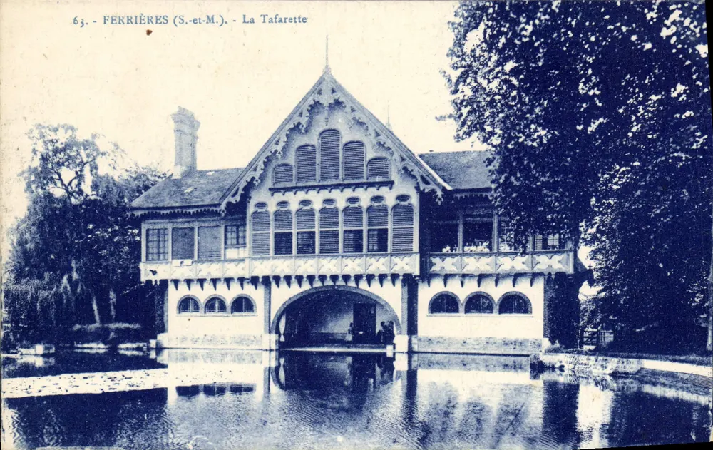 Ferrières (S.-et-M.) - A Tafarette — editor J. Bourgogne, Château Tinerry, n°63 - Frente