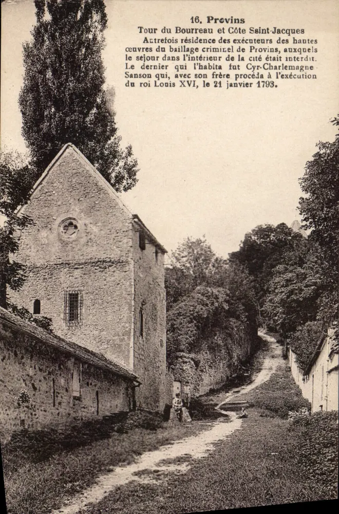 Provins — Torre do Carneiro e Côte Saint-Jacques — editor desconhecido, n° 16 - Frente