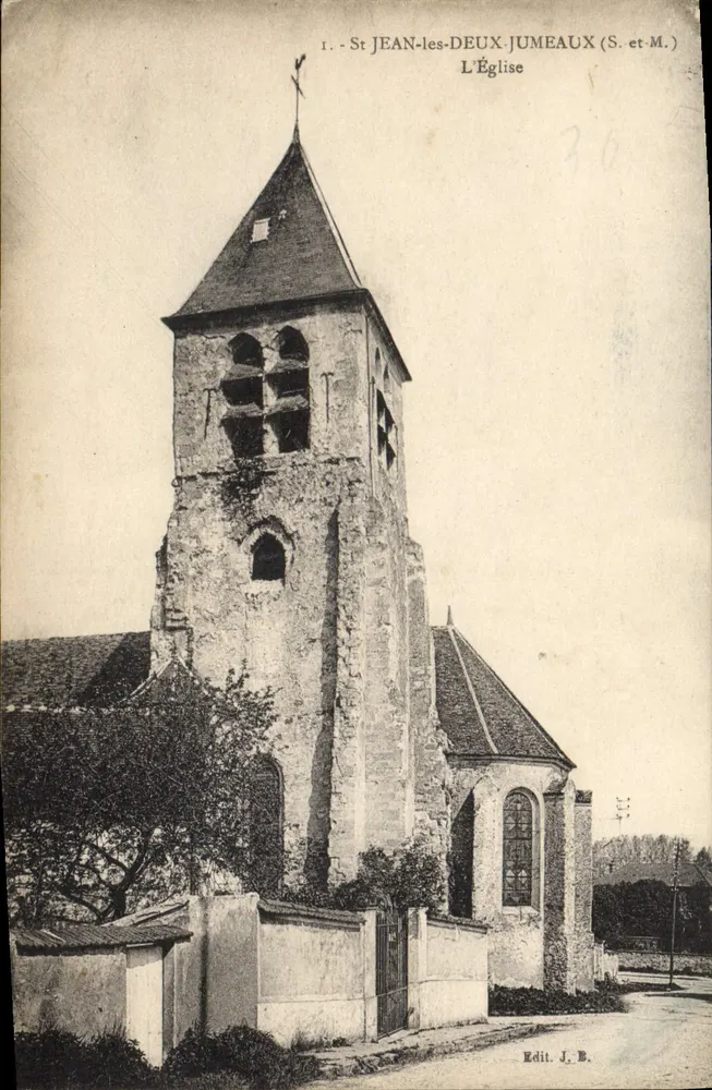 St JEAN-les-DEUX-JUMEAUX — Die Kirche — Verlag J. B. - Vorderseite