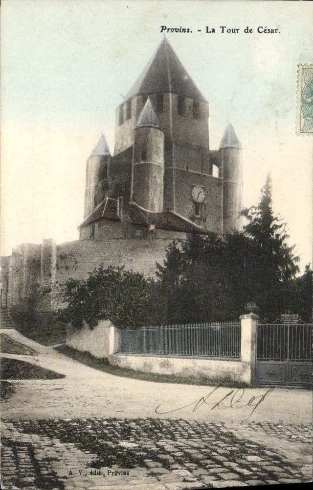 Provins - A Torre de César — A. V. edição Provins - Frente