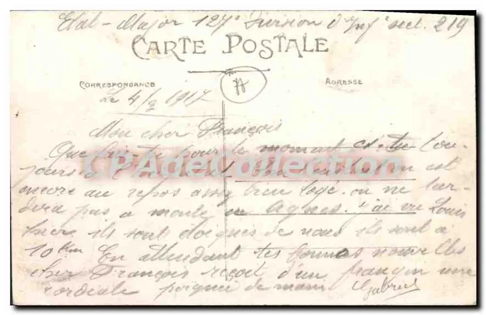 MARY-sur-MARNE — Antiga Escada — Edit. Baron - Verso