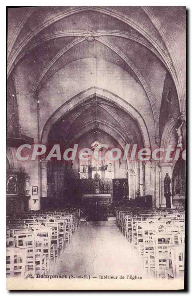 Dampmart (S.-et-M.) — Interior da Igreja - Frente