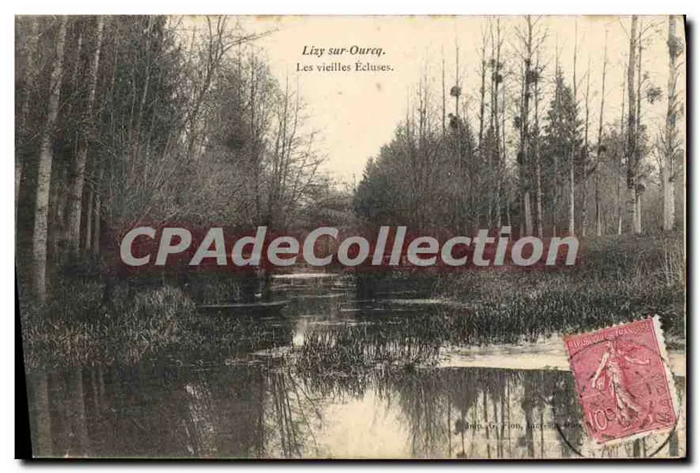 Lizy-sur-Oureq — Les vieilles Écluses — Imp. G. Fion, Lizy-sur-Oureq - Frente