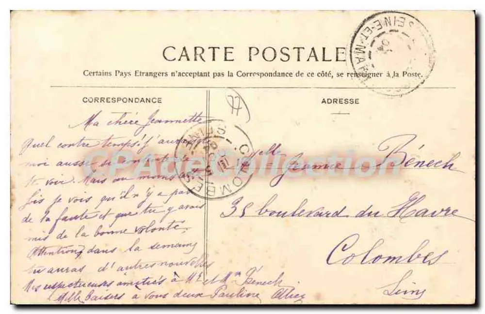 Lizy-sur-Oureq — Les vieilles Écluses — Imp. G. Fion, Lizy-sur-Oureq - Verso