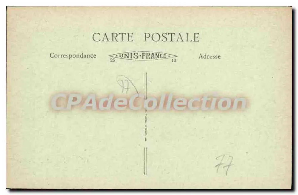 Provins - Estabelecimento das Águas Minerais — Coleção Firmin Louis Proving - Verso
