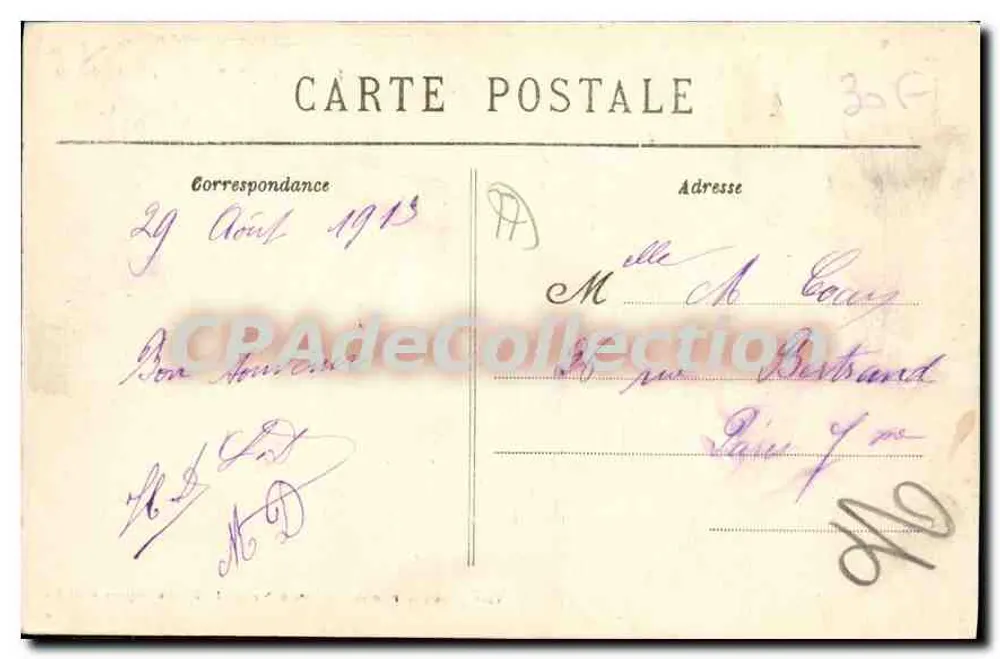 Mary-sur-Marne — A Marne — Fotografia G. Brindelet, 39, rue St-Nicolas, La Ferté-sous-Jouarre (S.-et-M.) - Verso