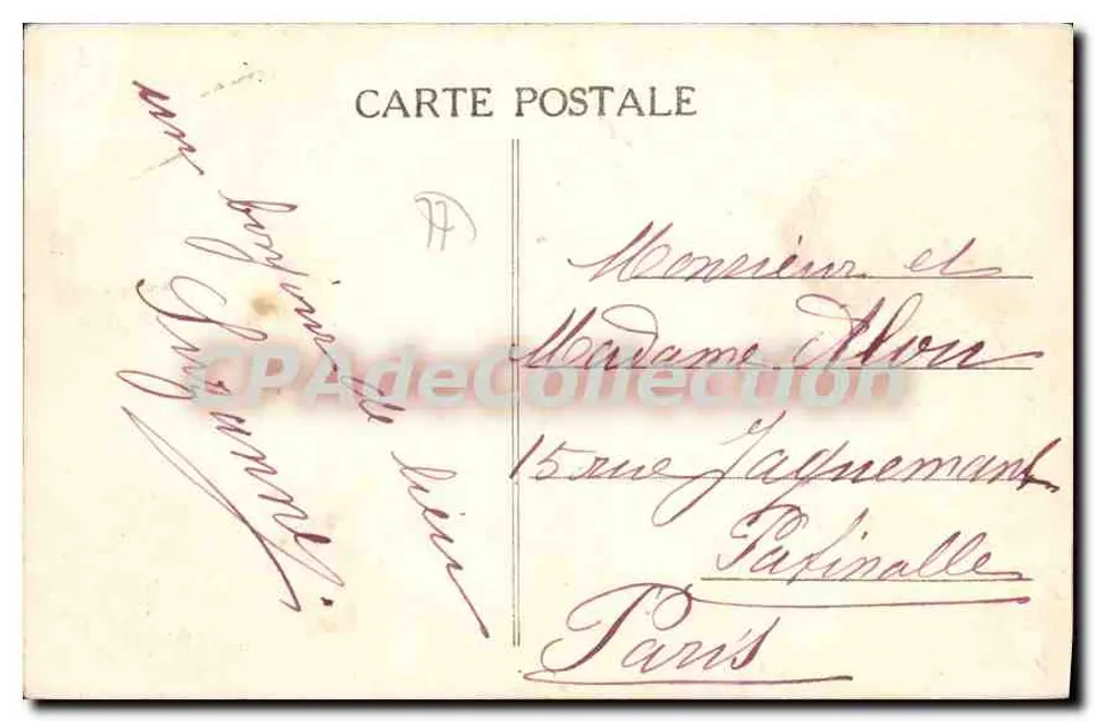MARY-sur-MARNE — Ensemble der Borniche-Stiftung — Verlag Édouard Seyer - Rückseite