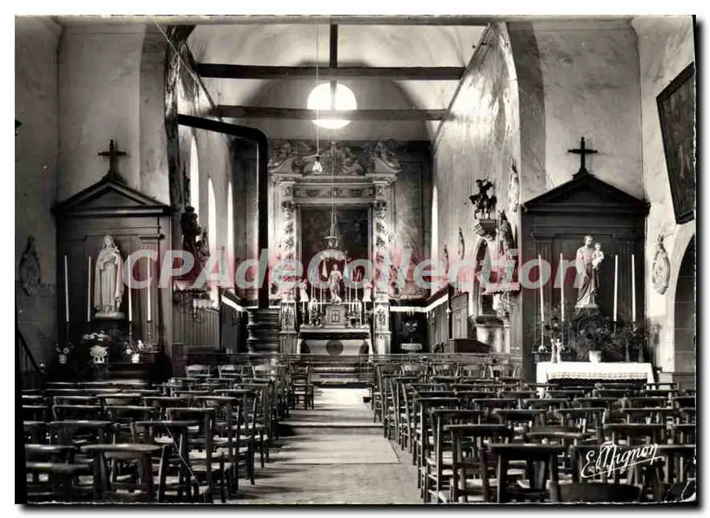 Villiers-Saint-Georges — Innenansicht der Kirche — Editions E. Mignon - Vorderseite