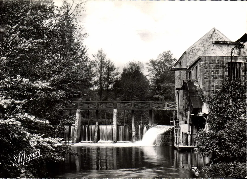 Der Staudamm von La Chan aux Geas — La Ferté-Gaucher (S.-et-M.) — Éditions de Luxe E. MIGNON - Vorderseite