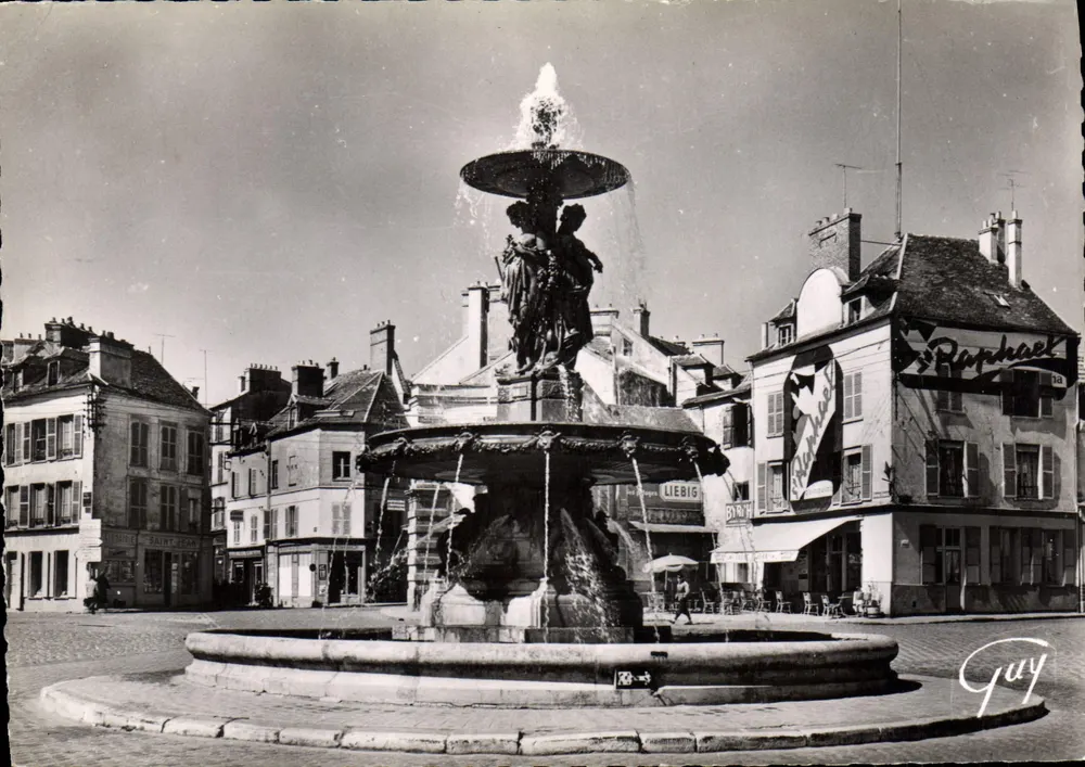 Die Fontaine der Place Saint-Jean — Melun — Édit. d'Art GUY - Vorderseite
