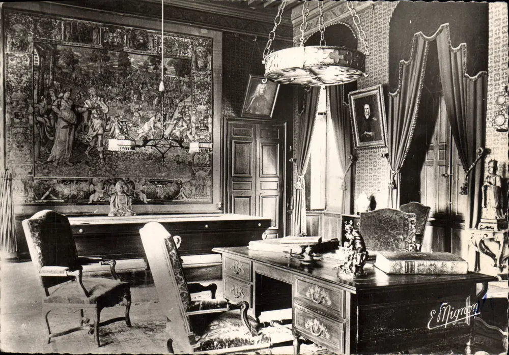 Schloss Bombon (S.-et-M) — Der Große Saal — Ausgabe E. Mignon, Nr. 624 - Vorderseite