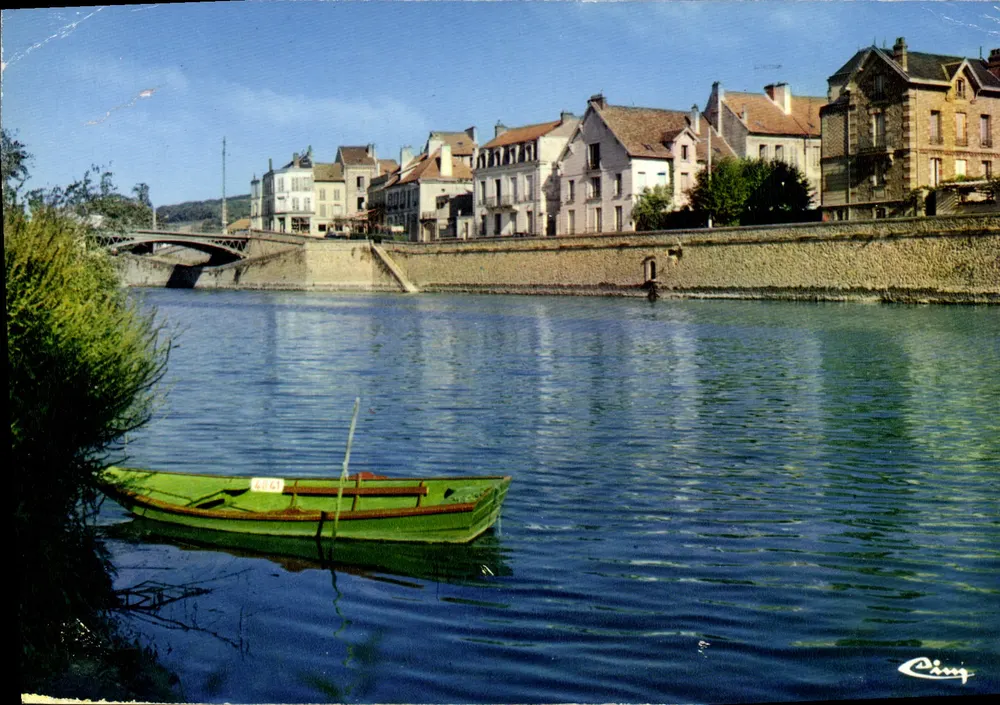 La Ferté-sous-Jouarre — Margens da Marne — Impressor Combier - Frente