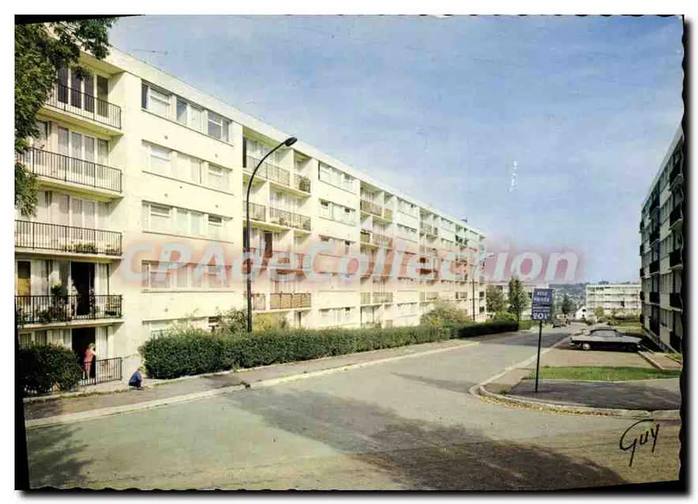 Lagny-sur-Marne - Allée des Hêtres — Ansicht von Gebäuden und einer Straße — Verlag Guy, Nr. 140 - Vorderseite