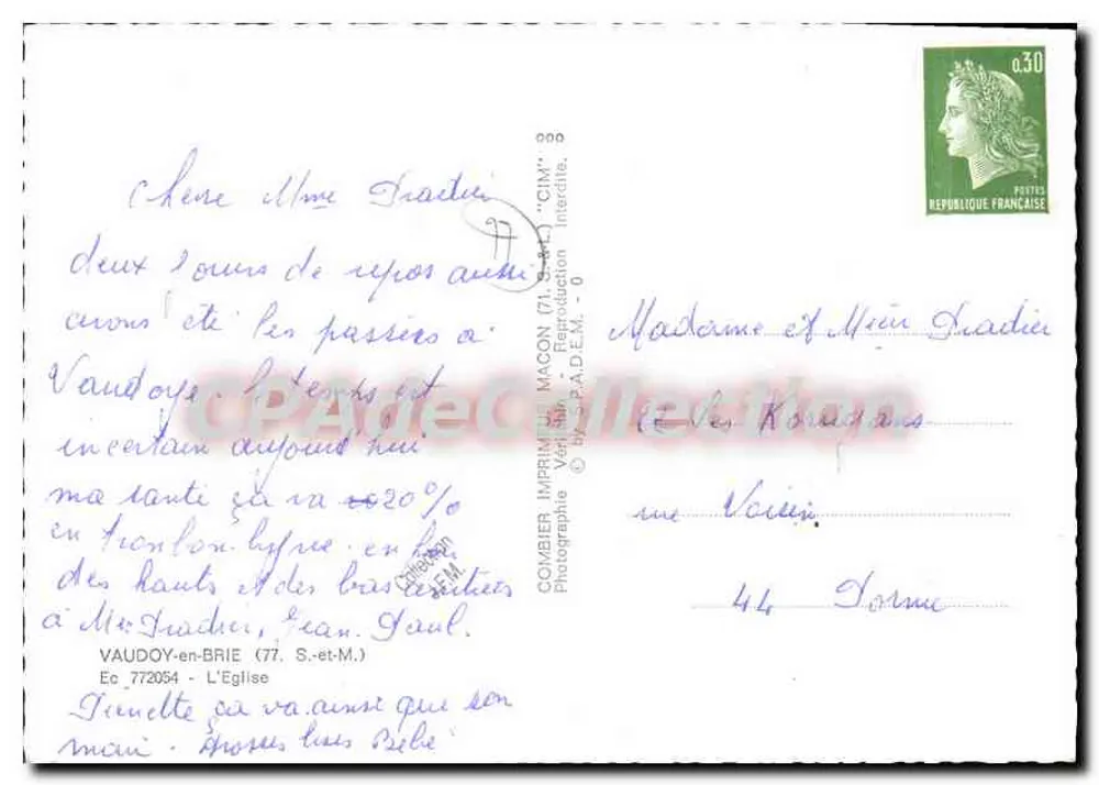 Igreja de Vaudois-en-Brie — Vaudois-en-Brie (77) — Cim - Verso