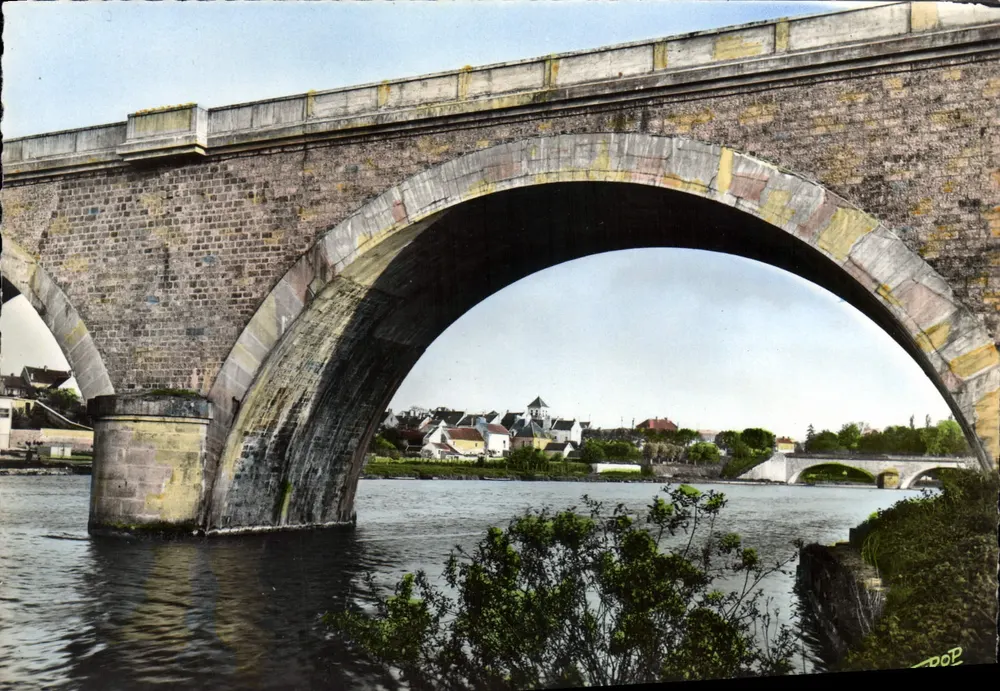 Trilport (S.-et-M.) — Die Stadt vom Eisenbahnbrücke aus gesehen — Edition de l'Européen, Sarreguemines - Vorderseite