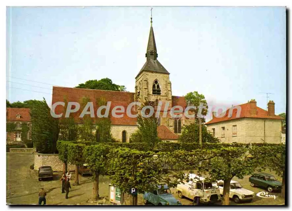Kirche von Jouy-sur-Morin — 12. Jahrhundert — Cimy - Vorderseite