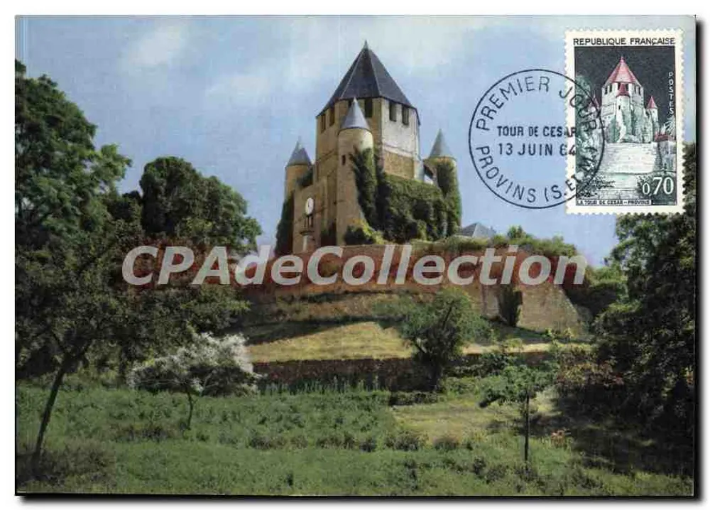 Turm von César — Provins — Imp. Combière - Vorderseite