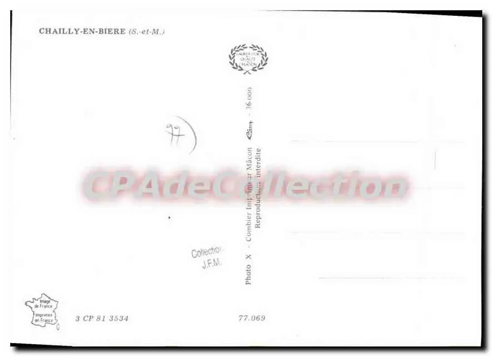 चैली-एन-बियर — एडिटर इमप्रिंट मैकॉन, संख्या 77.069 - पीछे