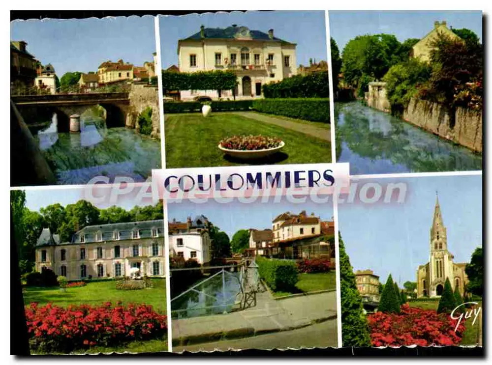Coulommiers — Panoramablick — Éditions d'Art Guy - Vorderseite