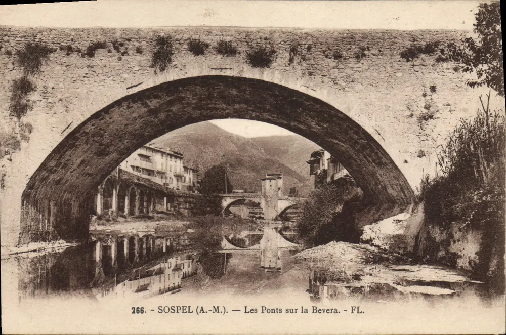 Sospel (A.-M.) — Os Pontes sobre a Bevera — FL. - Frente