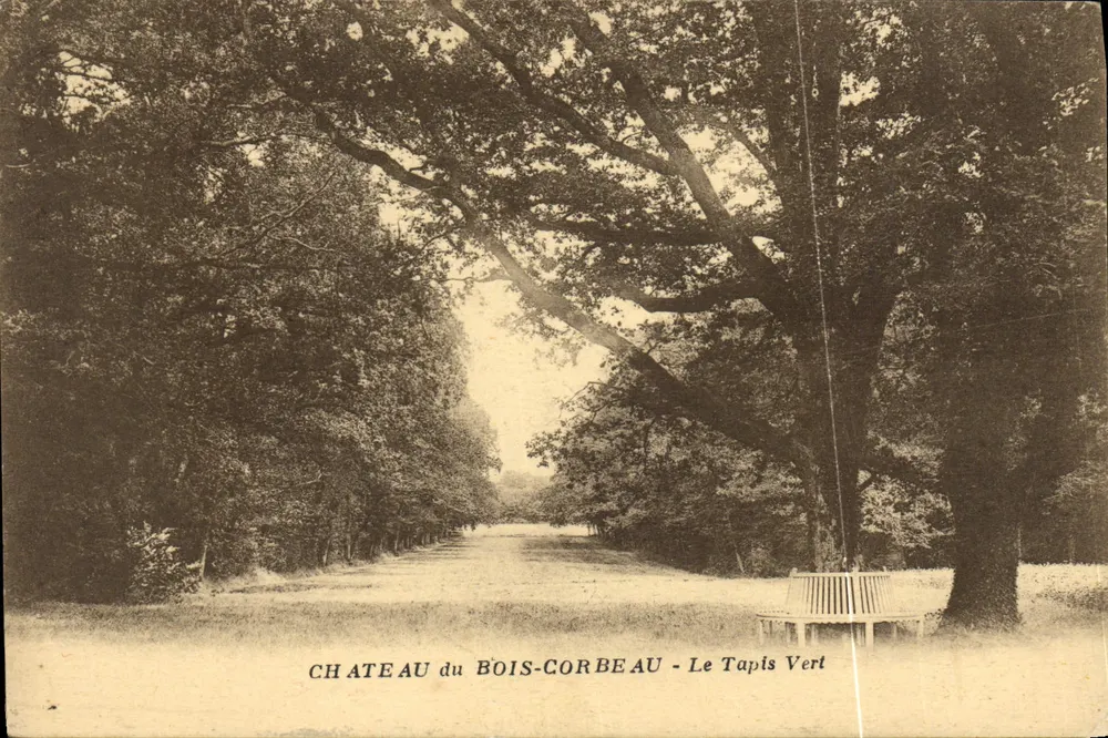 Kasteel van Bois-Corbeau - Het Groene Tapijt — onbekende uitgever, serie-nummer niet zichtbaar - Voorkant