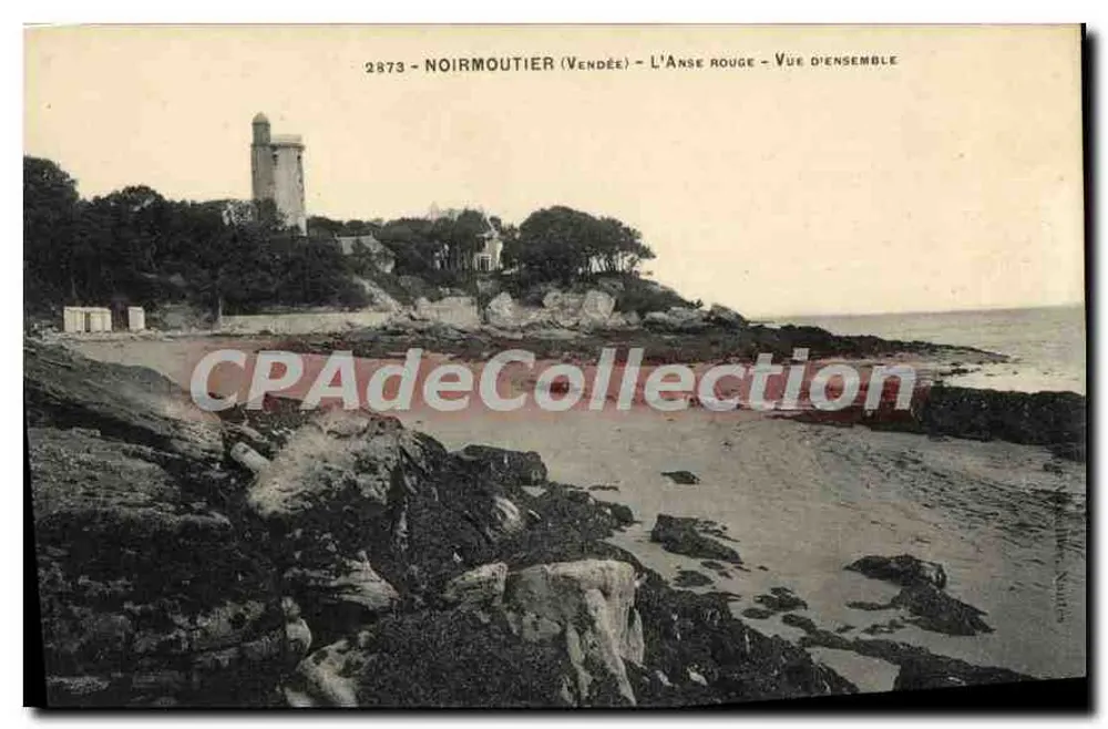 Noirmoutier (Vendée) - A Anse rouge - Vista de conjunto - Frente
