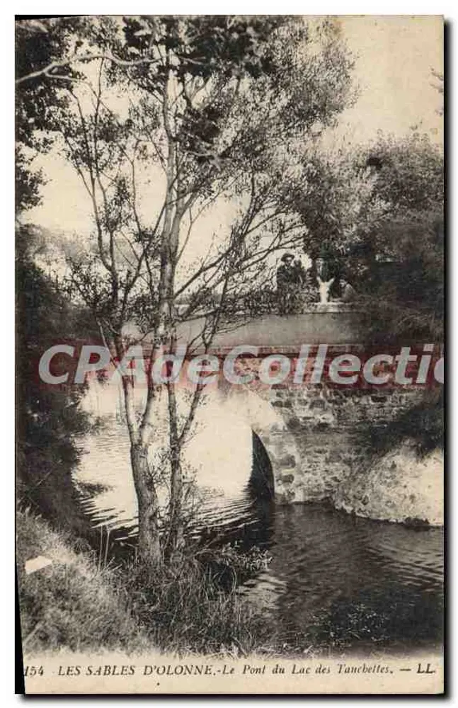 Les Sables d'Olonne — Der Brücke über den See Tancbetteles — LL n°154 - Vorderseite