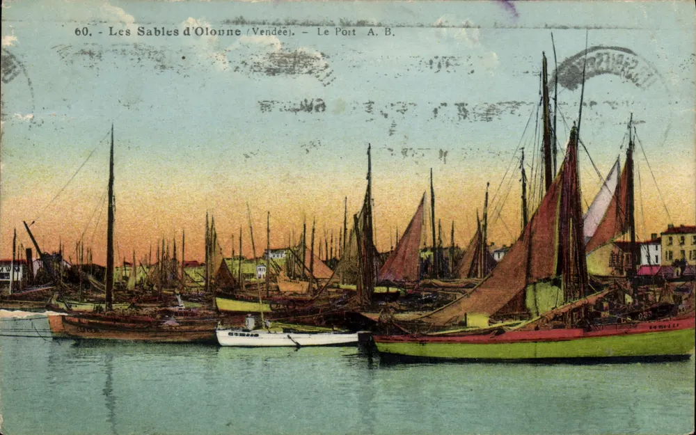 Les Sables d'Olonne (Vendée) — O Porto — A. B. Phototype - Frente
