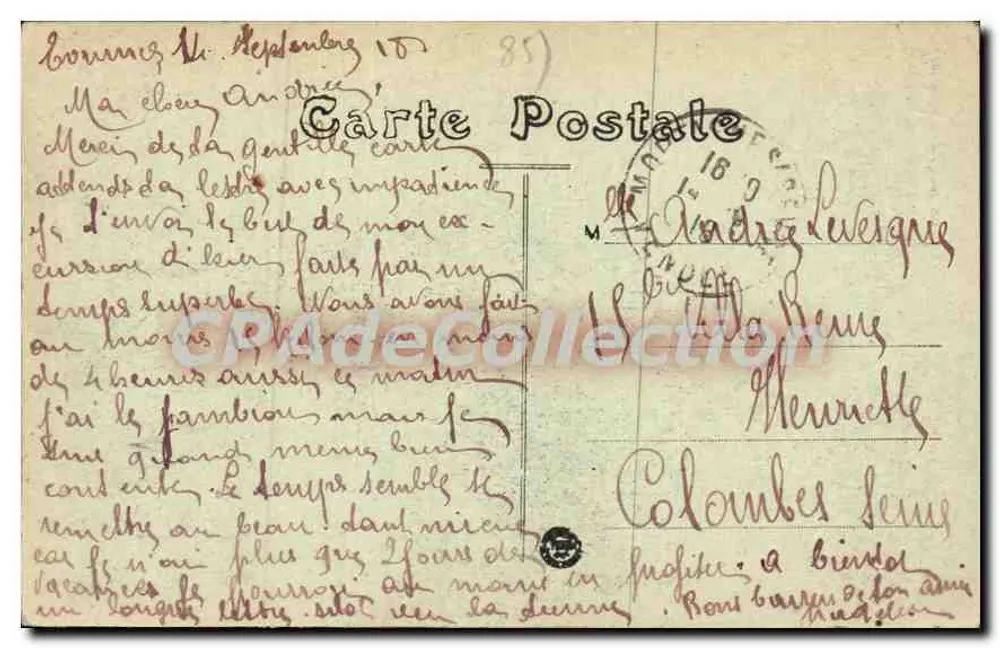 La Pietra Oscillante — Curiosità archeologica — La Loue, Puyraveau, n°288 - Verso