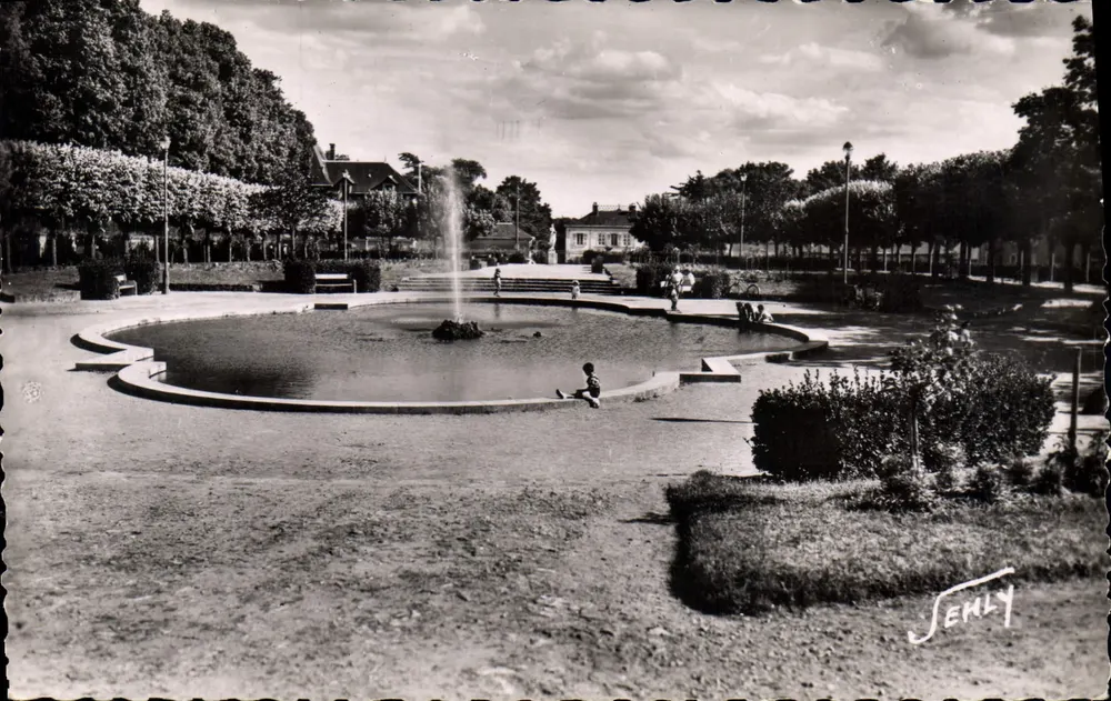 Fontaine du Square du Cours Bayard — Paris — editada por JEHLY - Frente