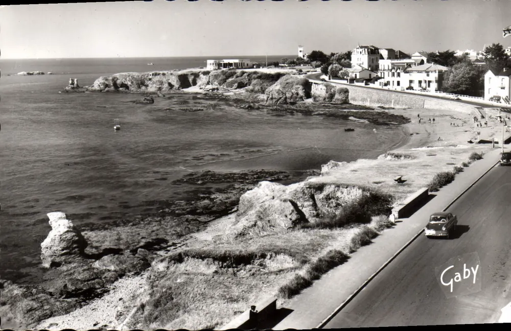 Croix-de-Vie — Strand von la Pelle und der Felsen PR-Hours — Éditions Gaby, Nantes - Vorderseite
