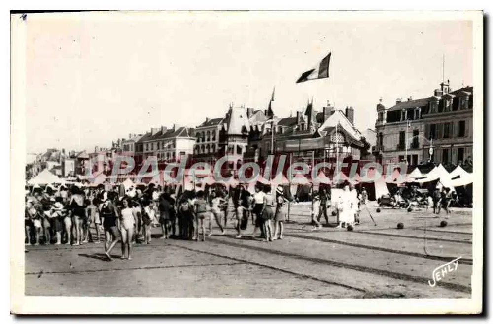 Les Sables-d'Olonne — Juego en la playa — Ediciones JEHLY - Anverso