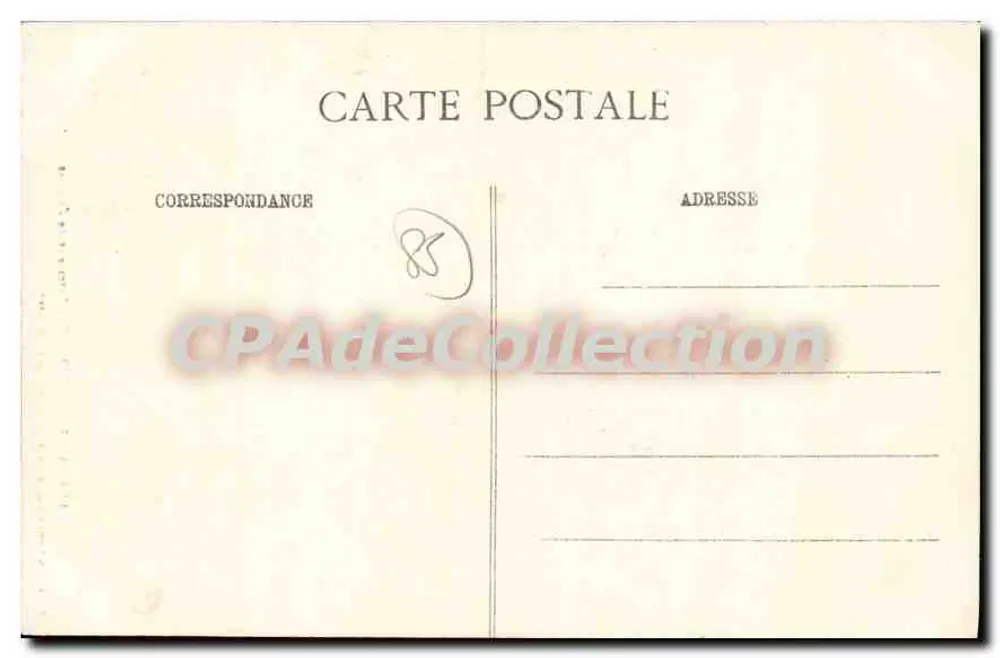 Les Sables-d'Olonne — Interior da Igreja — Coleção Lucien Amiaud, N° 2350 - Verso