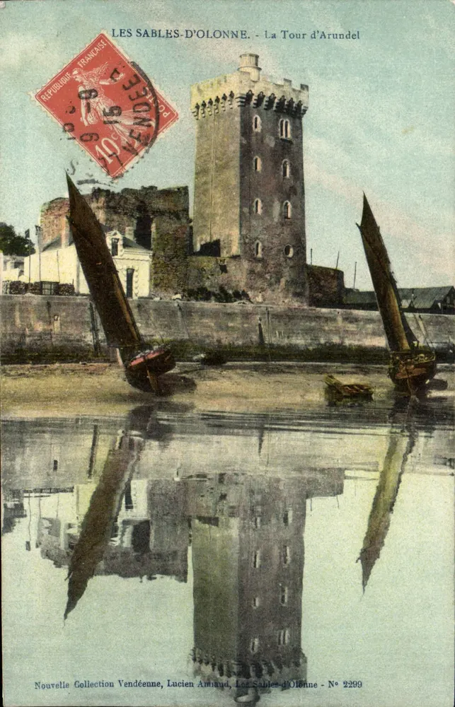 Les Sables-d'Olonne — La Tour d'Arundel — Nouvelle Collection Vendéenne, Lucien Arnaud, N° 2299 - Recto