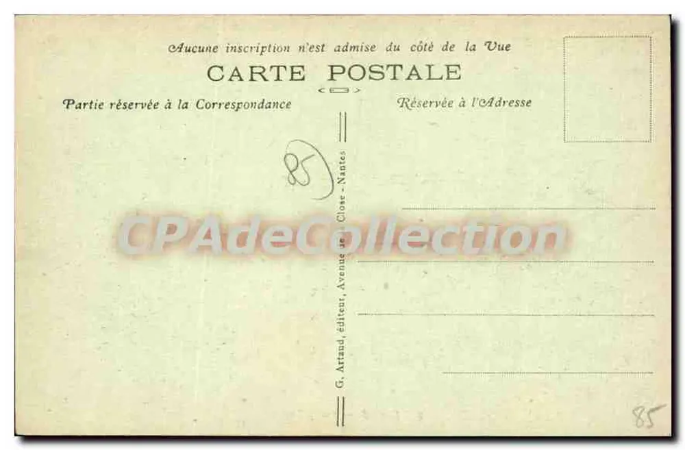 Lucon — Vista geral — G. Arraud, editor - Verso