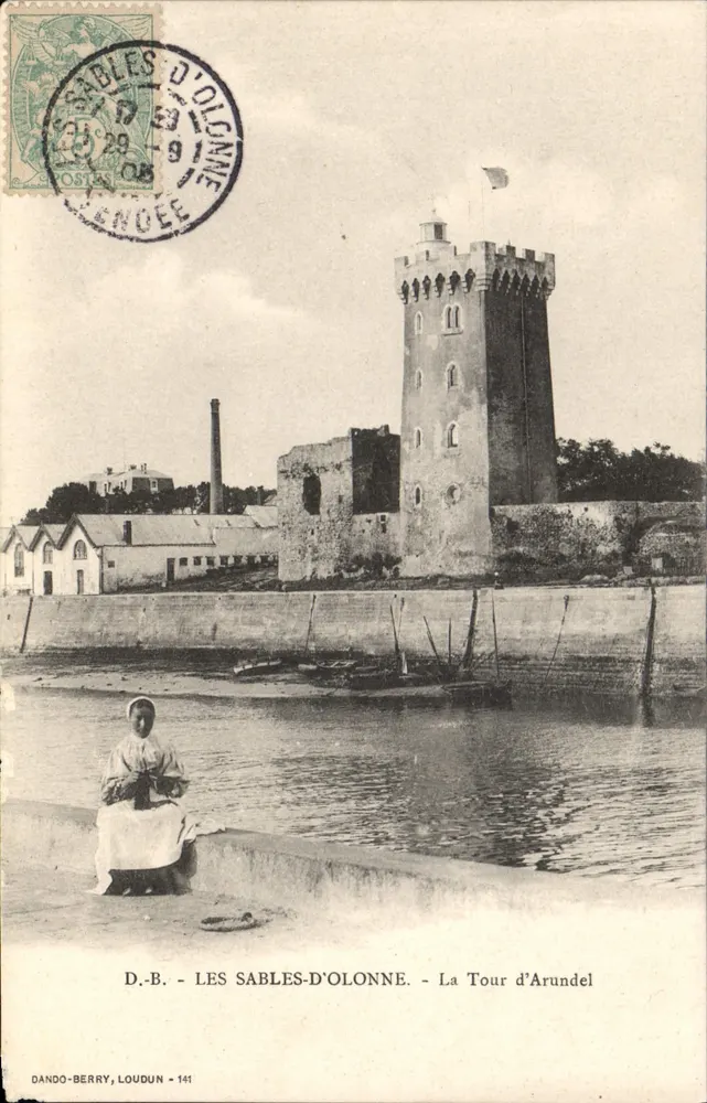 Les Sables-d'Olonne - La Torre d'Arundel — Dando-Berry, Loudun - n°141 - Recto