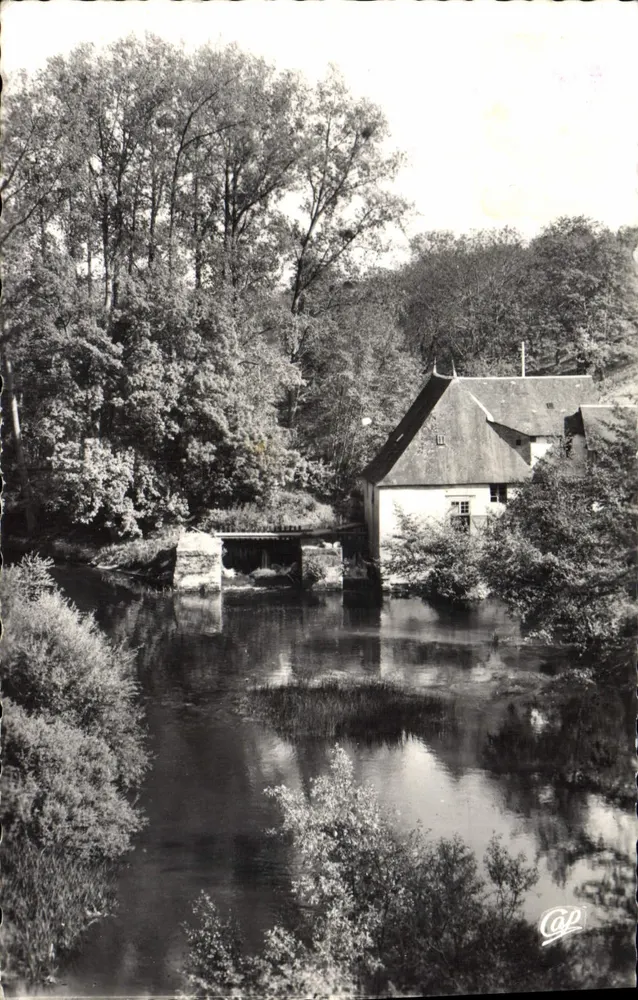 La Roche-Pouy — Das alte Mühle und die Creuse — CI des Arts Photomaton - Vorderseite